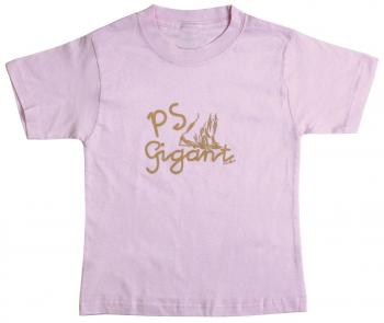Kinder-T-Shirt mit Print - PS Gigant - 06950 rosa - Gr. 122/128