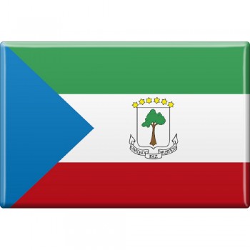 Küchenmagnet - Länderflagge - Äquatorialguinea - Gr.ca. 8x5,5 cm - 38008 - Magnet