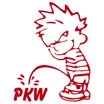 Pinkelmännchen Applikations-Aufkleber - PKW - 303650 Gr. ca. 15cm