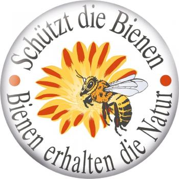 Auto-Aufkleber - Schützt die Bienen, Bienen erhalten die Natur - 303129/2 - Gr. ca. 8cm - Autoaufkleber