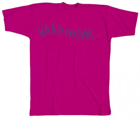 T-Shirt mit Print - Ich bin verliebt - 10496 - Gr. S-XXL