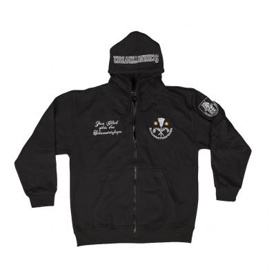 Kapuzenjacke mit Stickerei Schornsteinfeger - 132166 Gr. XS-5XL