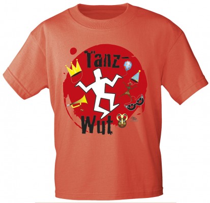 T-Shirt unisex mit Aufdruck - TANZ-WUT - 09383 - Gr. XXL
