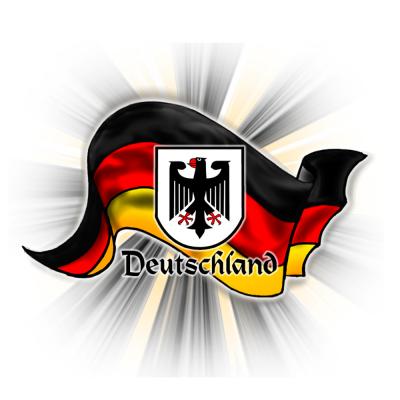 Flaschenöffner - Deutschland Flagge wehend - 06456 - Gr. ca. 5,7 cm
