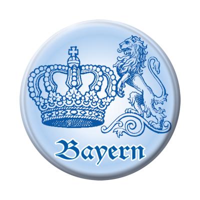 Magnetbutton Magnet - Bayern Krone Löwe - 16242 Gr. ca. 5,7cm