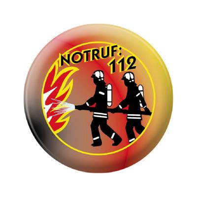 Ansteckbutton - Feuerwehr Notruf 112 - 03834 - Gr. ca. 5,7 cm