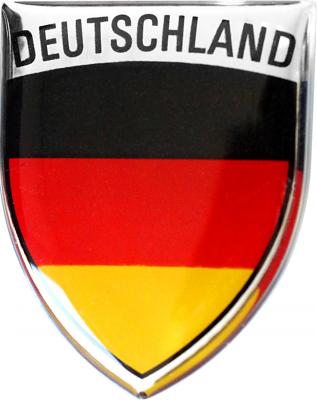 3D-EPOXY Aufkleber - Deutschland - 303801-1 - Gr.ca. 2,5 x 3,1 cm -