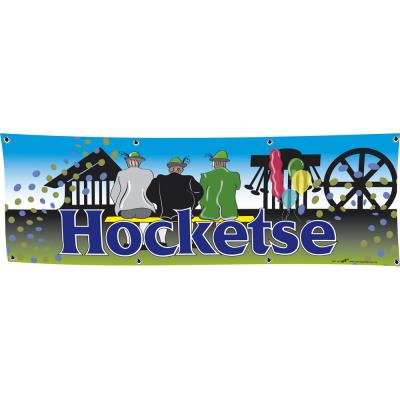 Banner Werbebanner - Hocketse - 3x1m - Spannband für Ihren Werbeauftritt / Bedruckt mit Ihrem Motiv - 309995