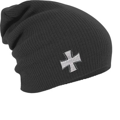 Longbeanie Slouch-Beanie Mütze Eisernes Kreuz 54559