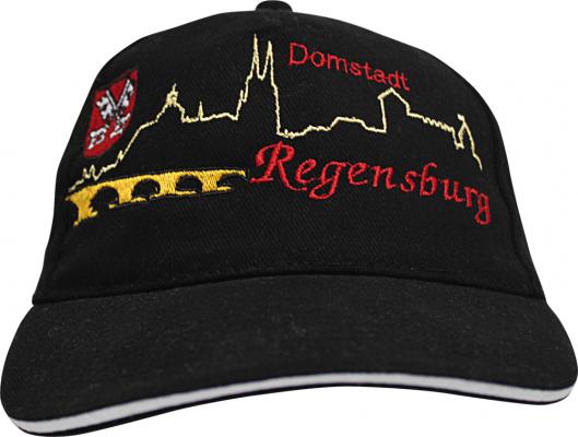 Baseballcap mit Einstickung - Domstadt Regensburg - 68547 schwarz