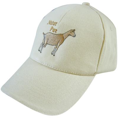 Baseballcap mit Einstickung Schaf - Natur pur - 69723 hellbeige