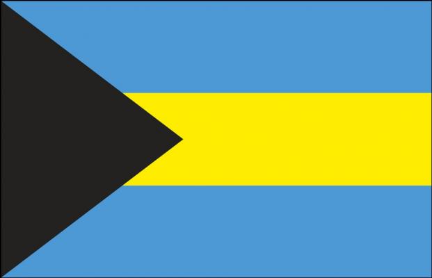 Auto-Flagge - Bahamas - Gr. ca. 30x40cm - 78019 - Länderflagge mit Klemmstab, Autoländerfahne