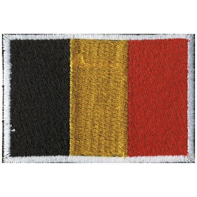 Aufnäher Länderflagge - BELGIEN - 20448 - Gr. ca. 8 x 5cm