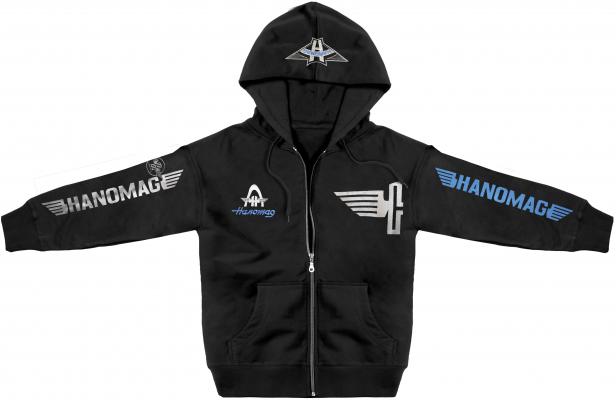 Kapuzenjacke mit Einstickung und Print – Hanomag - 132041 - XS-5XL
