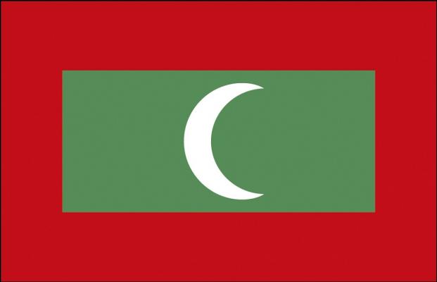 Dekofahne - Malediven - Gr. ca. 150 x 90 cm - 80100 - Deko-Länderflagge