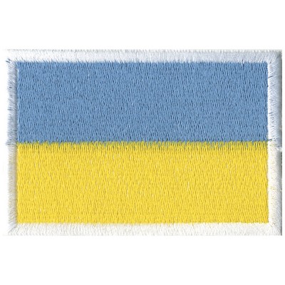 Aufnäher Länderfahne - UKRAINE - 21496 Gr. ca.  8 x 5cm