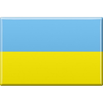 Magnet - Länderflagge Ukraine - Gr. ca. 8 x 5,5 cm - 37876