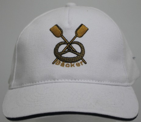 Baseballcap mit Bestickung - Zunftzeichen Bäcker  - 68611 weiss