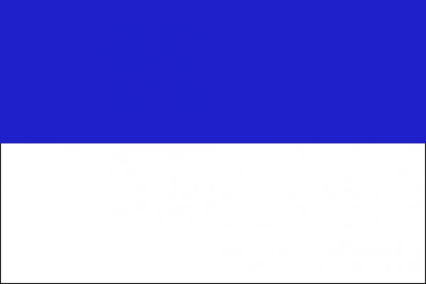 Dekofahne - BLUEWHITE - Gr. ca. 150x90cm - 24461 -neutrale Flagge blau-weiß