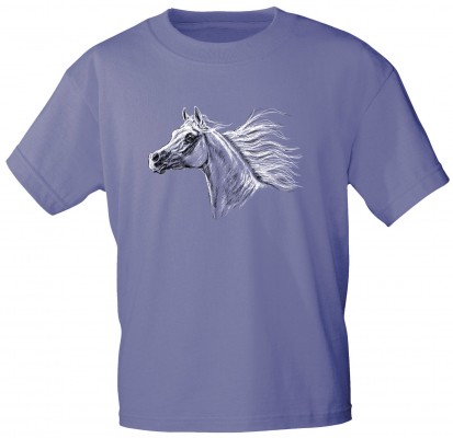 Kinder T-Shirt mit Print - Araber - 08280 - violett - Kollektion Bötzel - Gr. 110-164