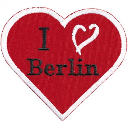 AUFNÄHER Applikation Patches - Berlin - 00039 - Gr. ca. 8 x 8cm