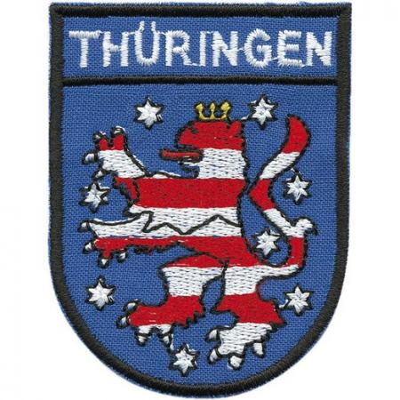 Aufnäher Wappen - Thüringen - 00427 - Gr. ca.5,5 x 7cm