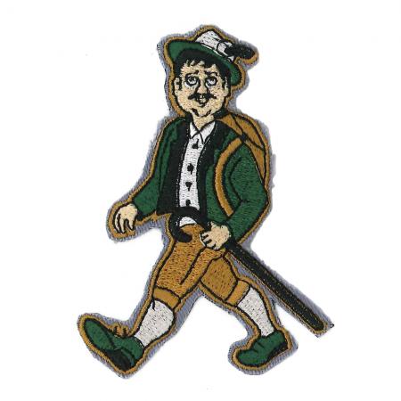 Aufnäher Patches Wanderer Gr. ca. 6,8 x 9,5 cm  00596
