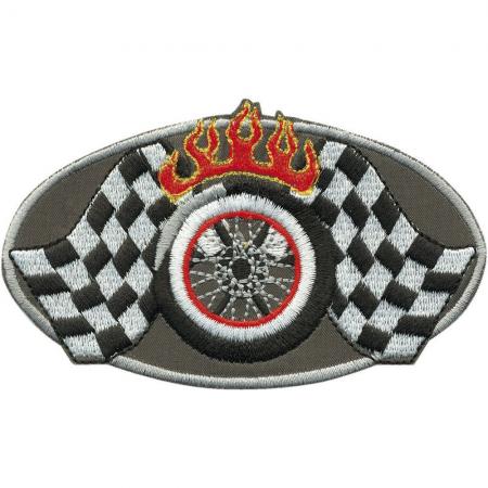 AUFNÄHER - Motorradsport - 00846 - Gr. 11 x 6,5 cm - Patches Applikation