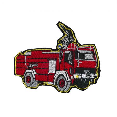 Aufnäher Patches  - Feuerwehr Spritzenwagen - Gr. ca. 9 x 7,5 cm 00294