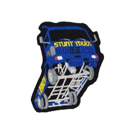 Aufnäher Patches Stunt Truck Gr. ca. 8 x 9 cm 00309