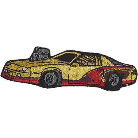 AUFNÄHER - Rennauto Sportwagen Motorsport - 03104 Gr. ca. 10 x 3 cm - Patches Applikation
