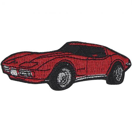 AUFNÄHER - roter Sportwagen Oldtimer Car - 03117 - Gr. ca. 10 x 3 cm