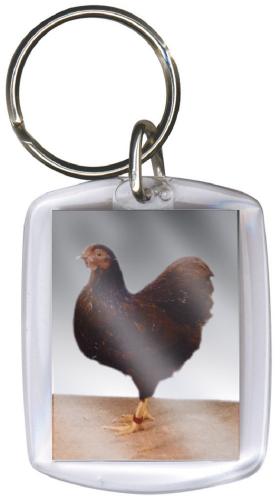 Schlüsselanhänger - Huhn - Gr. ca. 60x40mm - 03427
