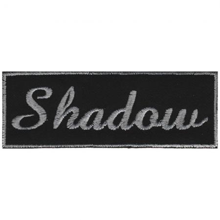 Aufnäher - Shadow - 04097 - Gr. ca. 9 x 3 cm - Patches Stick Applikation