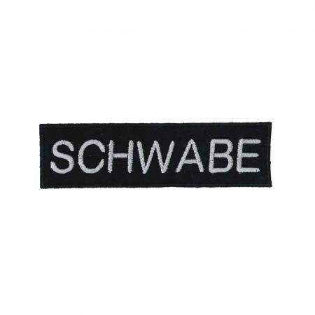Aufnäher Patches Schwabe Gr. ca. 11,5 x 3 cm 00511