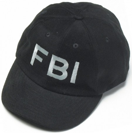 Baseballcap mit Einstickung - FBI - 68302 schwarz