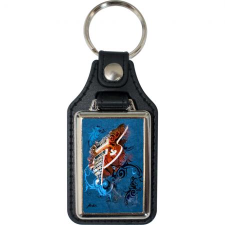 Leder-Schlüsselanhänger mit Motiv – Grandmaster  – 06273/3 aus der Serie  ROCK YOU© MUSIC