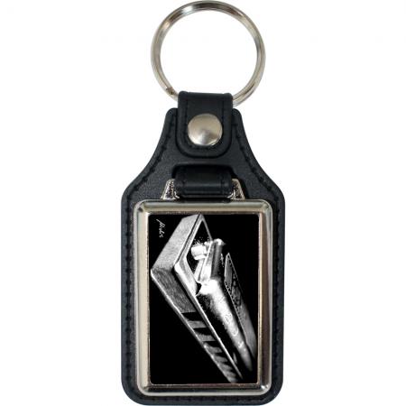 Leder-Schlüsselanhänger mit Motiv – Harmonica – 06273/5 aus der Serie  ROCK YOU© MUSIC