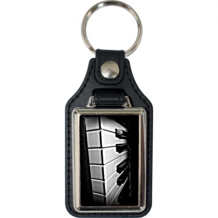 Leder-Schlüsselanhänger mit Motiv – Keys – 06273/9 aus der Serie  ROCK YOU© MUSIC