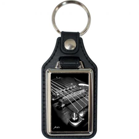 Leder-Schlüsselanhänger mit Motiv – Magnetic Fields – 06274/1 aus der Serie  ROCK YOU© MUSIC