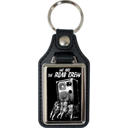 Leder-Schlüsselanhänger mit Motiv – Road Crew – 06274/9 aus der Serie  ROCK YOU© MUSIC