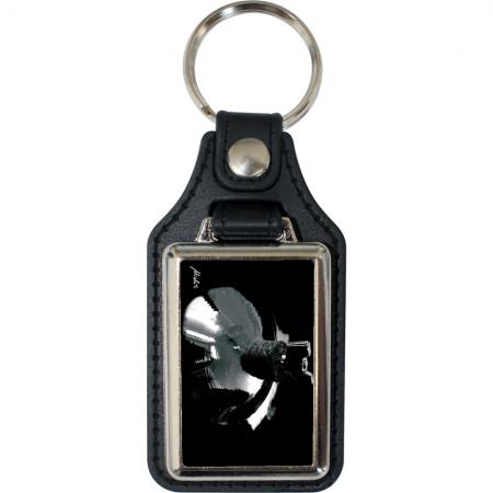 Leder-Schlüsselanhänger mit Motiv – surfing symbol – 06275/2 aus der Serie  ROCK YOU© MUSIC