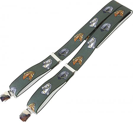 Hosenträger Hosenhalter Pferd Horses 06568 grün