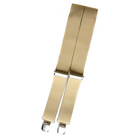 Hosenträger Hosenhalter neutral beige sandfarben 06823