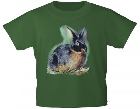 T-SHIRT Print Hase Kaninchen Schwarzloh - 10787 versch. Farben Gr. S-2XL