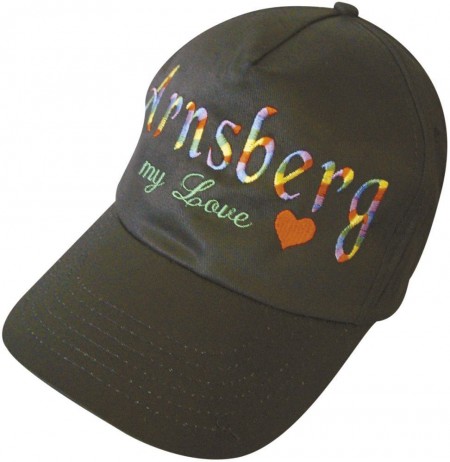 Baseballcap mit Stick - ARNSBERG my love - 68063 schwarz