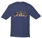T-Shirt mit Print - Schäferhund-Welpe - 09827 dunkelblau - Gr. S-2XL