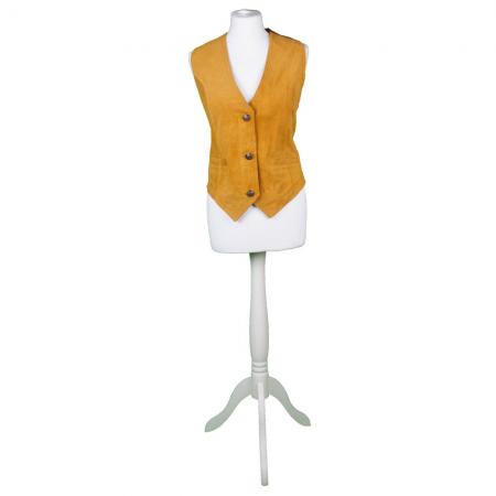 10 x Damen Leder Weste viele Farben 3 Knöpfe Restposten - 100080/1