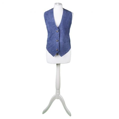 10 x Damen Leder Weste viele Farben 3 Knöpfe Restposten - 100080/1