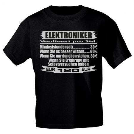T-Shirt Sprücheshirt Handwerker - Elektroniker - 10293 Gr. S-2XL
